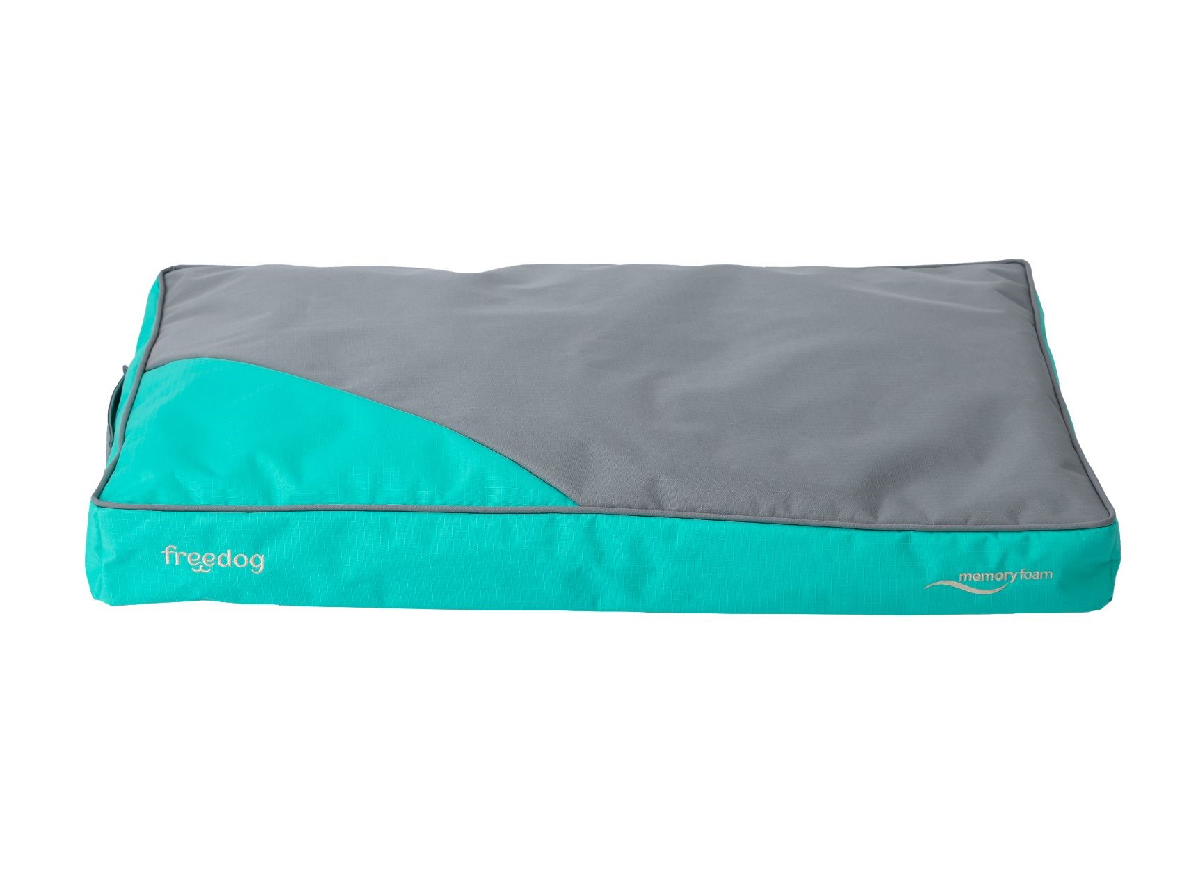 Memory Foam Flat Bed - Turquoise