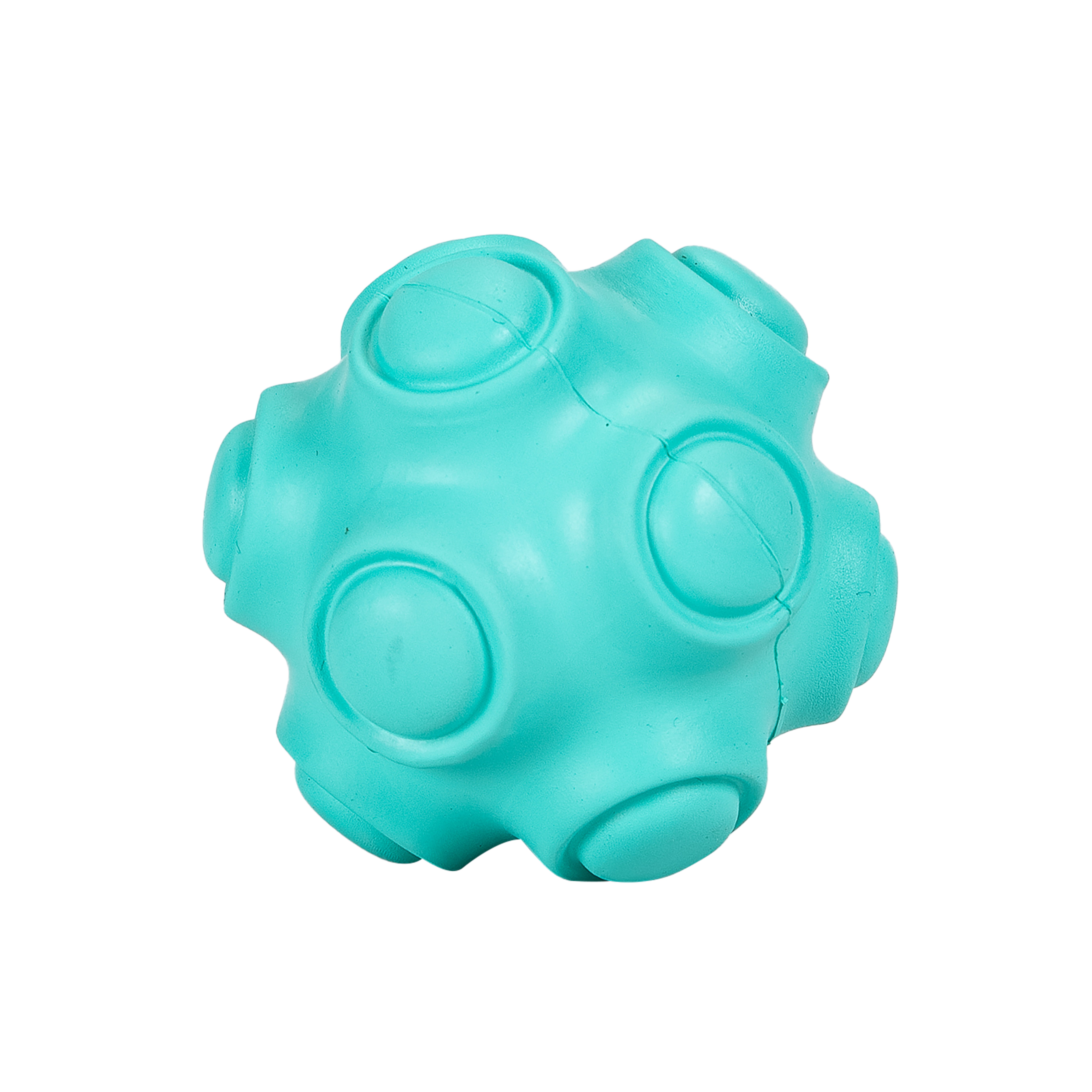 Rubber Ball Toy Rivet - Turquoise