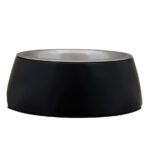 Stainless Steel Bowl With Melamine Base - Black