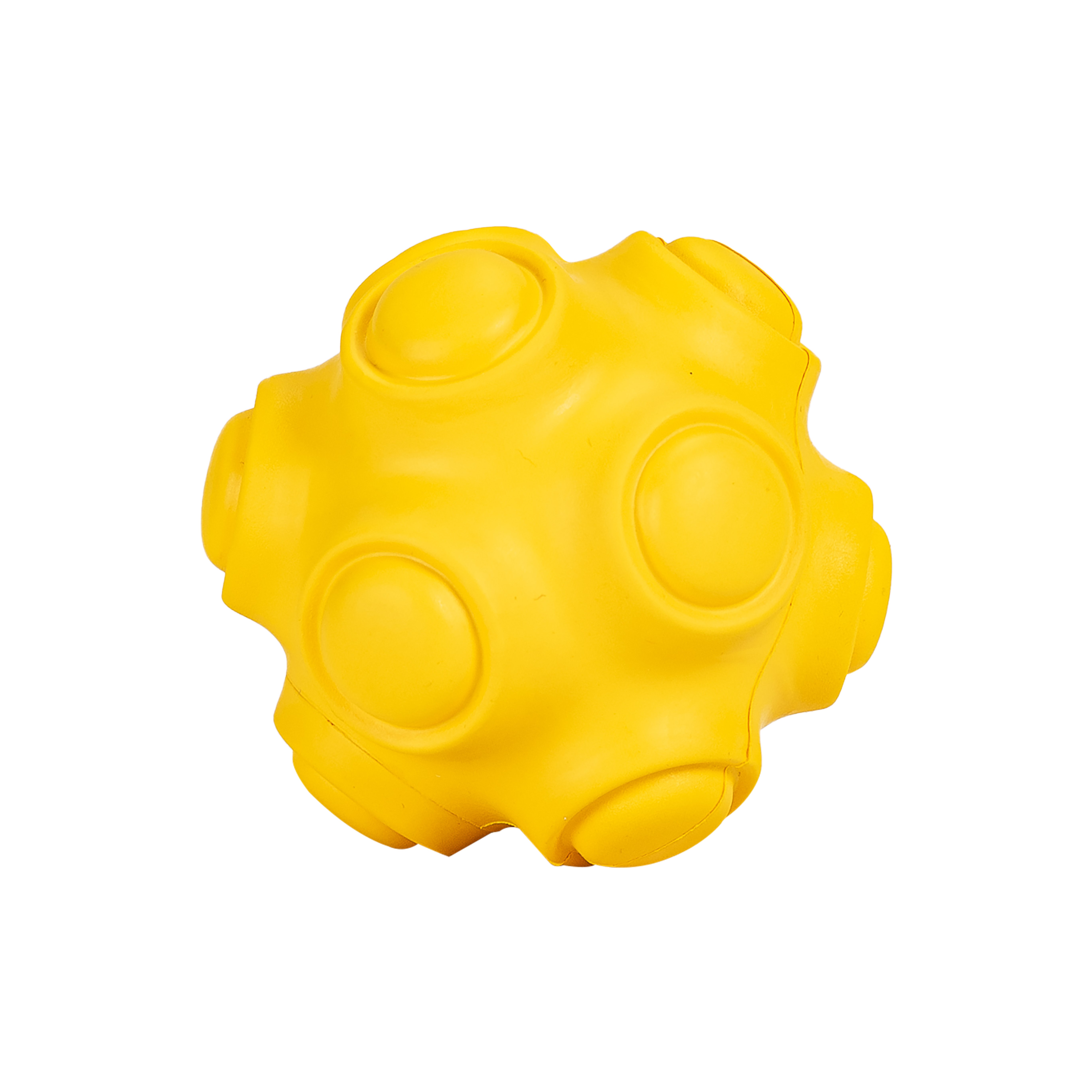 Rubber Ball Toy Rivet - Yellow