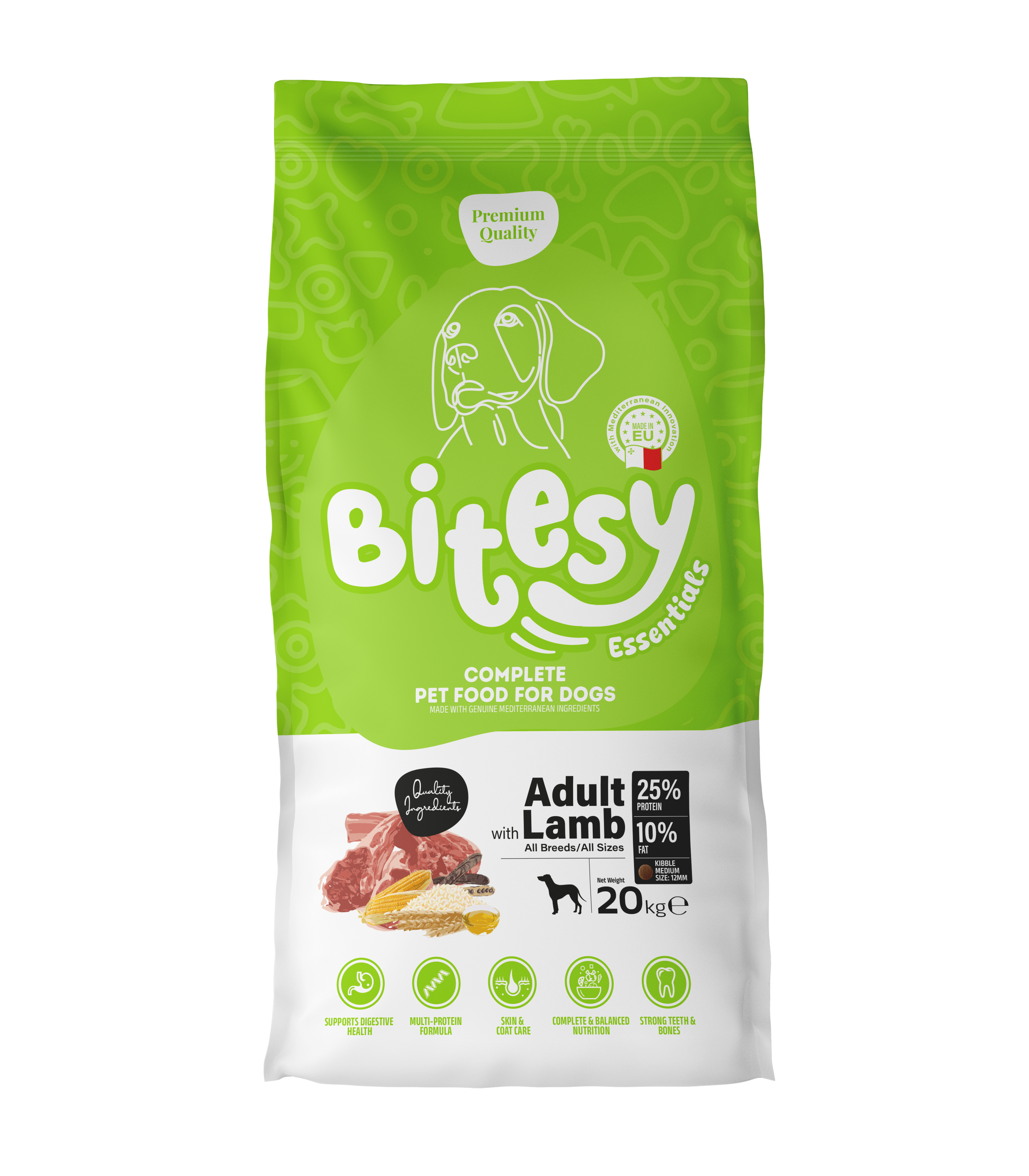 Bitesy Essentials Adult Dog – Lamb - Lamb - Adult - 20 KG