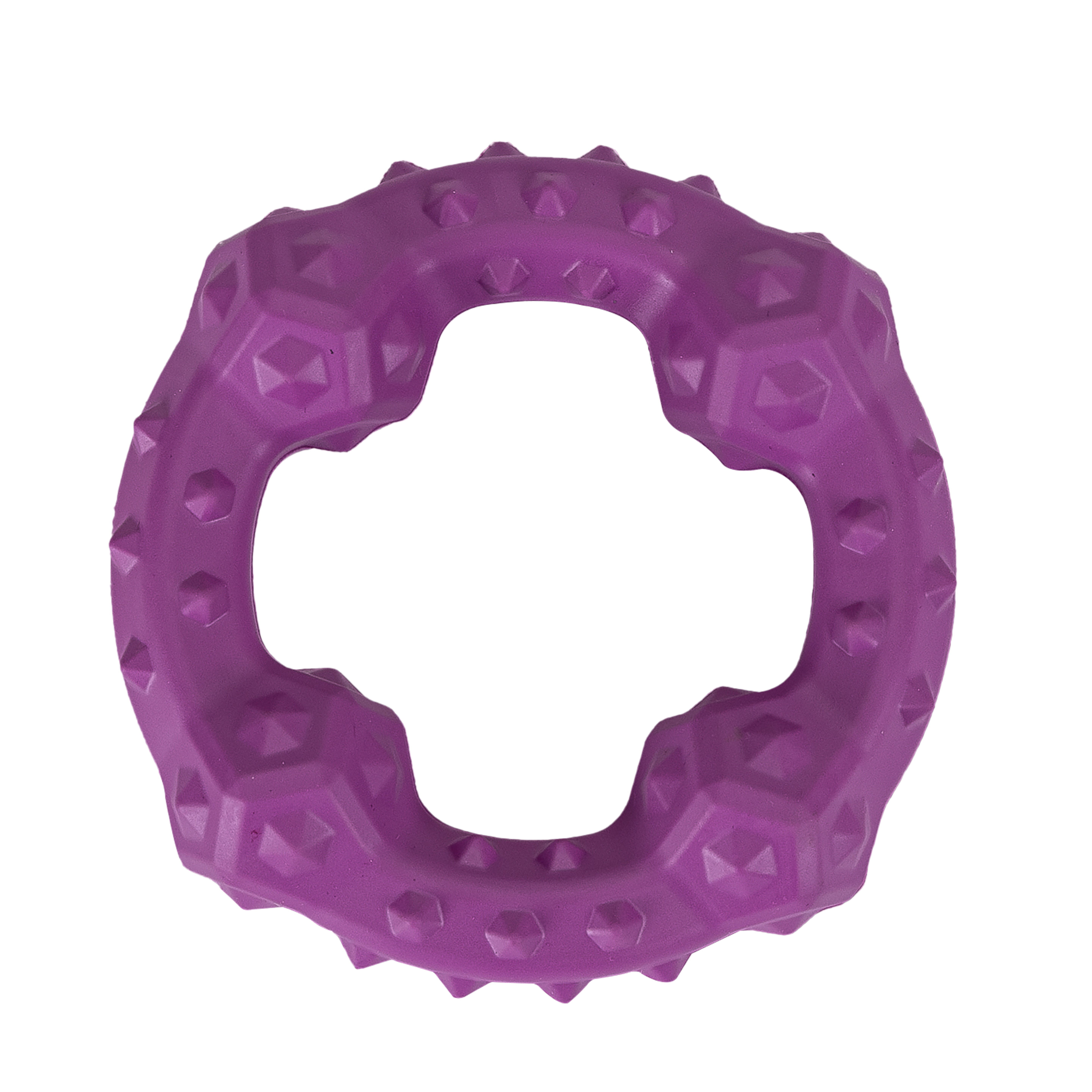 Rubber Toy Roundabout - Violet - 11,4 x 11,4 x 3,1cm