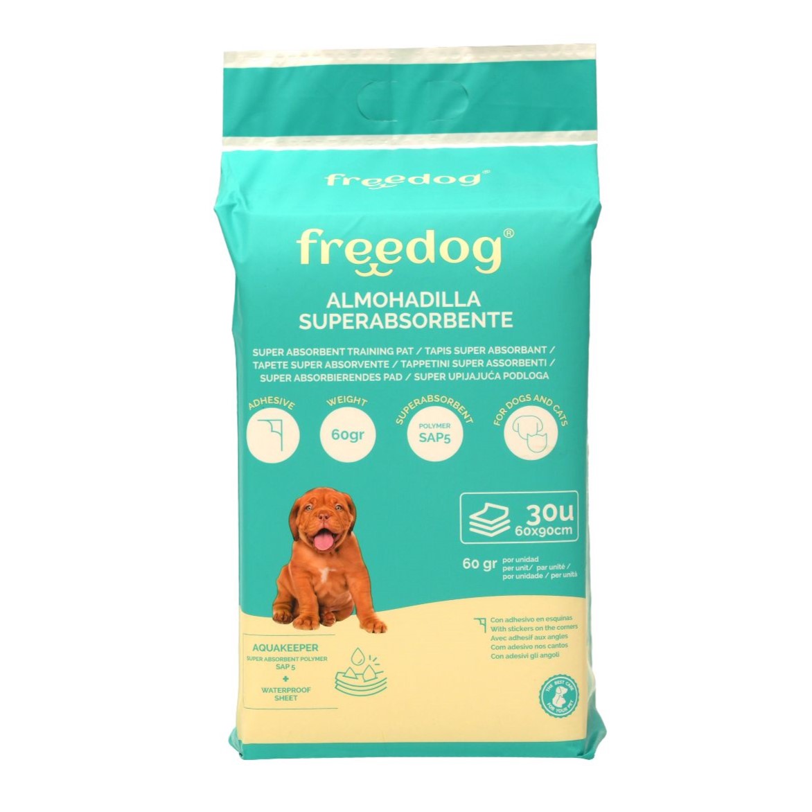 Freedog Super Absorbent Pads Box - 60×90 cm - 8 Packs