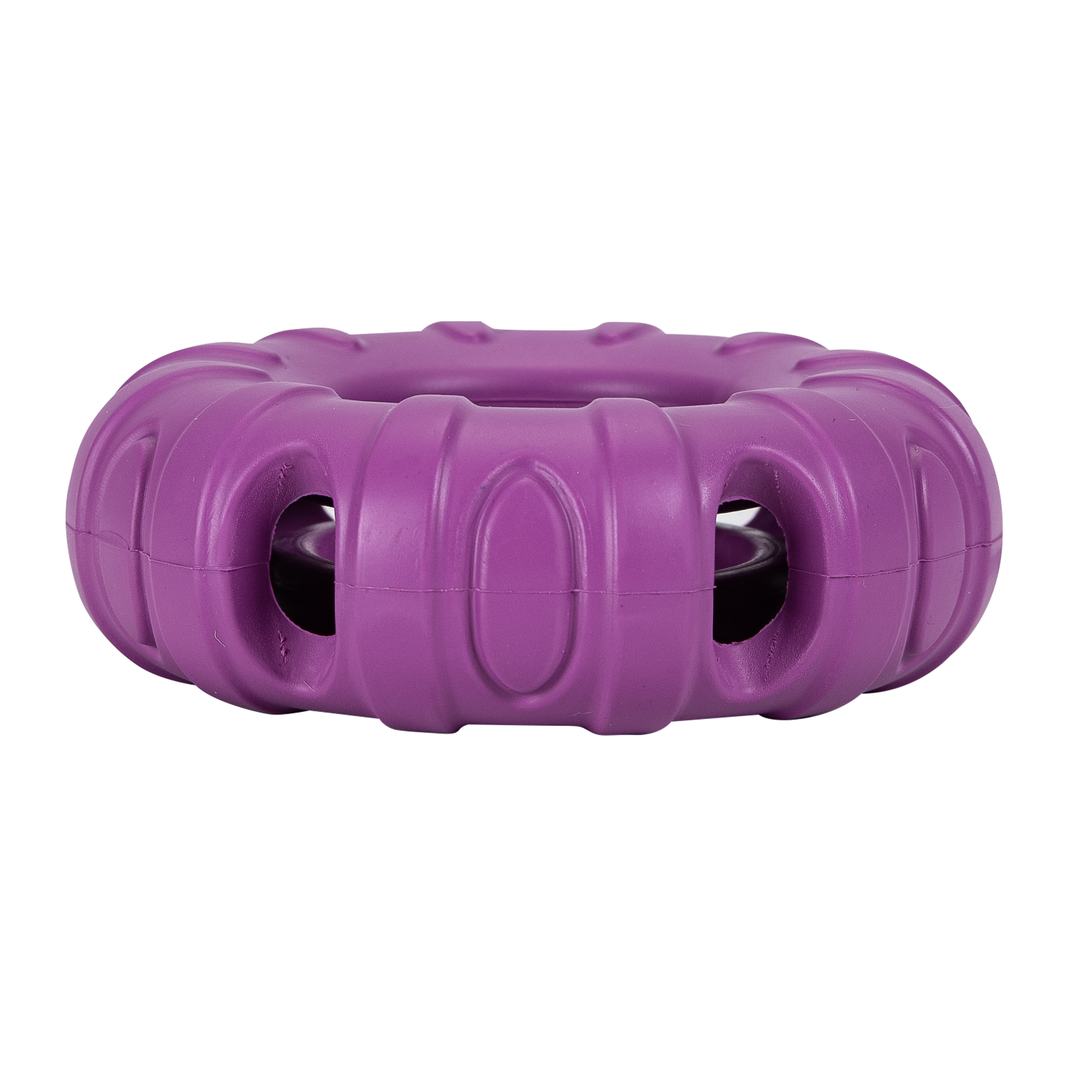 Rubber Snack Toy Heavy Duty - Violet - 11,3 x 11,3 x 4 cm